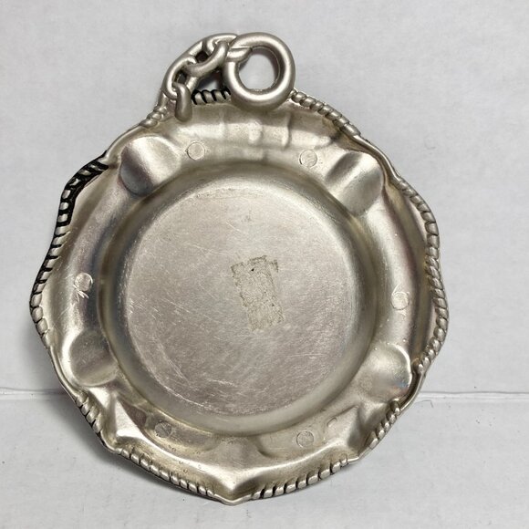 Vtg San Francisco Souvenir Ashtray Metal Golden Gate Chinatown Cable Cars Cliff - Picture 11 of 13